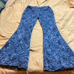 Cute girls bell bottoms